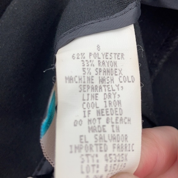 Requirements Edgy Chic Dark Academia Black swish bottom pleated skirt - Picture 6 of 7